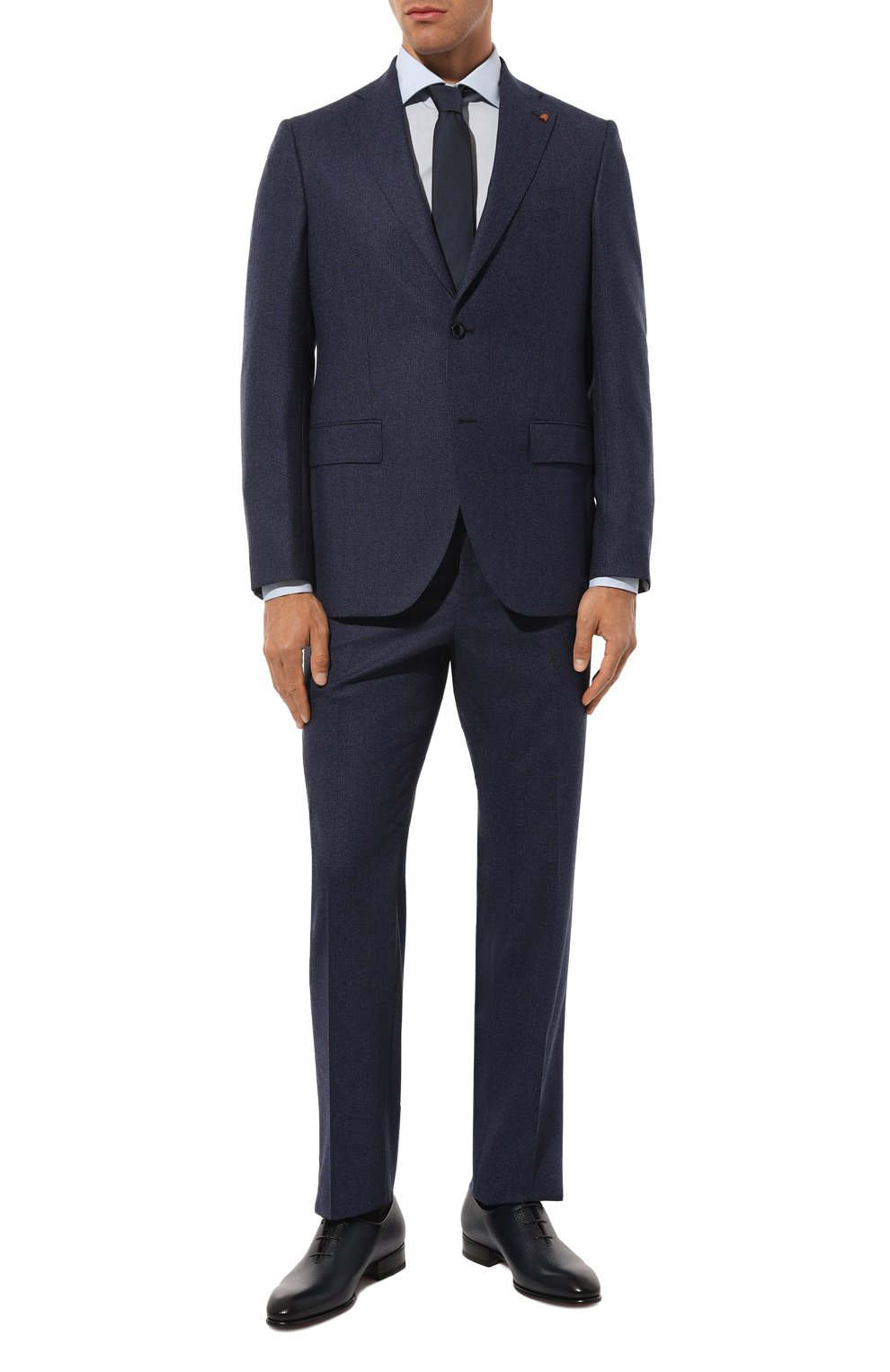 Кожаные оксфорды carter SANTONI, арт. MCCG18798FC1BPM0, фото 2