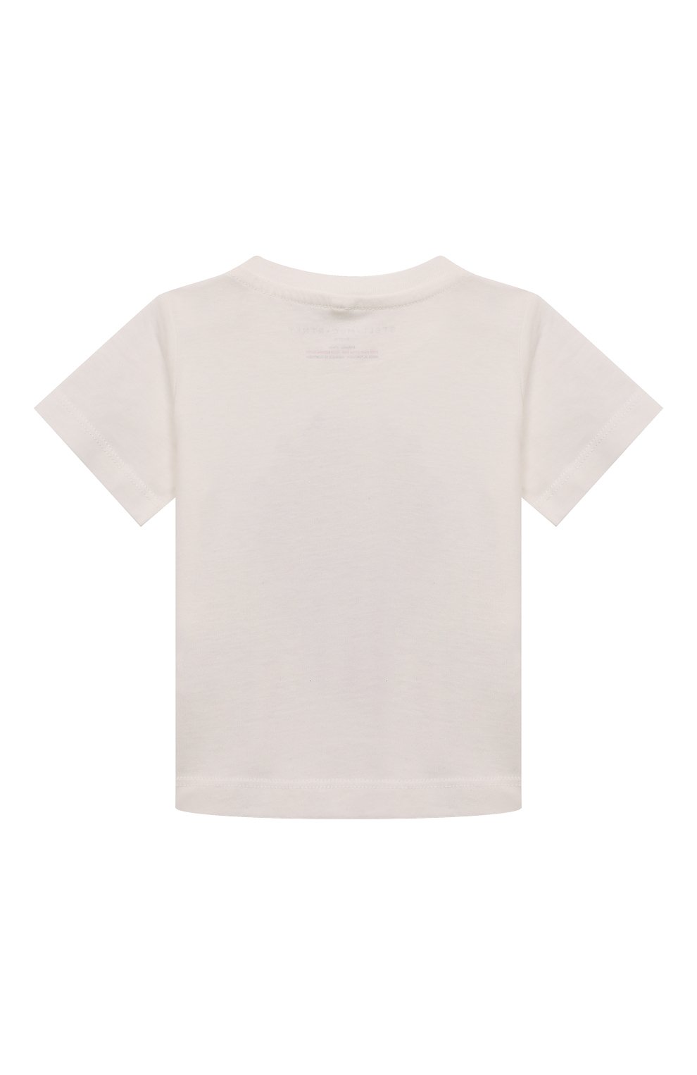 Хлопковая футболка STELLA MCCARTNEY кремового цвета по цене 6930 руб., арт. TS8501, фото 2 Хлопковая футболка STELLA MCCARTNEY, арт. TS8501, фото 2
