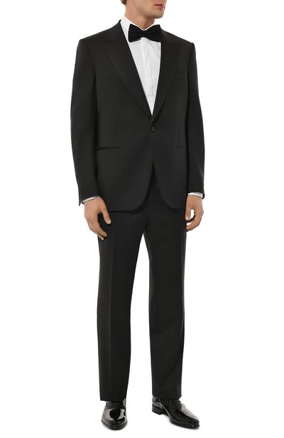 Шерстяной смокинг ZEGNA черного цвета по цене 309500 руб., арт. 21EW2S/C19525, фото 1 Шерстяной смокинг ZEGNA, арт. 21EW2S/C19525, фото 1