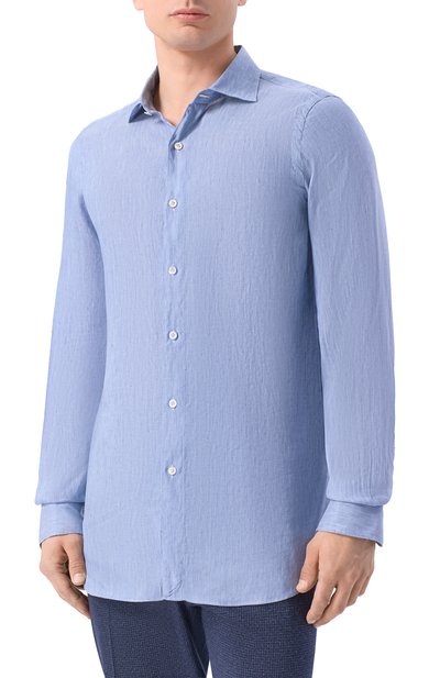 Рубашка изо льна и лиоцелла FINAMORE 1925, арт. GAETE 1 LUIGI Z L/P6044, фото 3