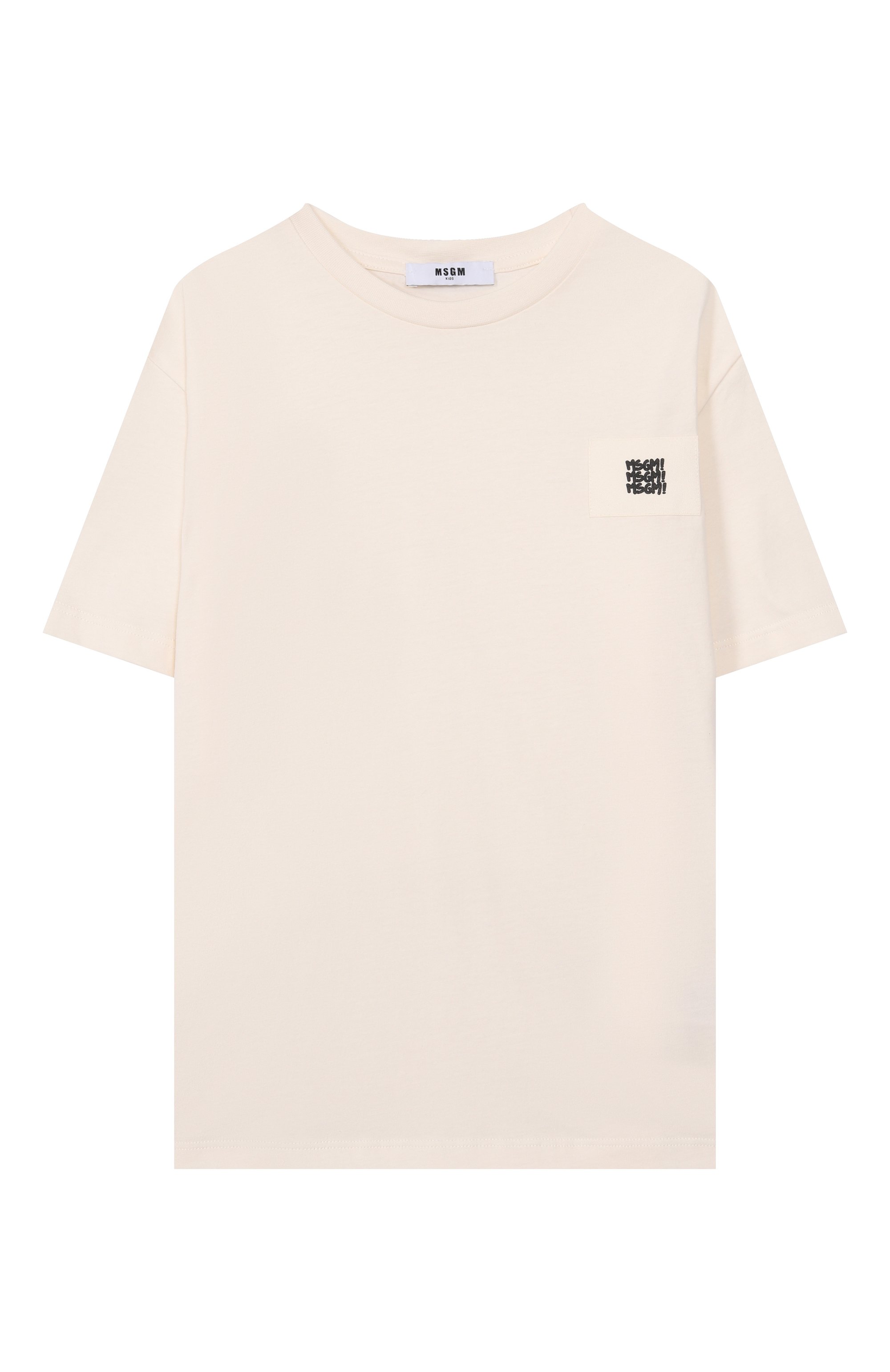 Хлопковая футболка MSGM KIDS, арт. S6MSJBTH226, фото 1