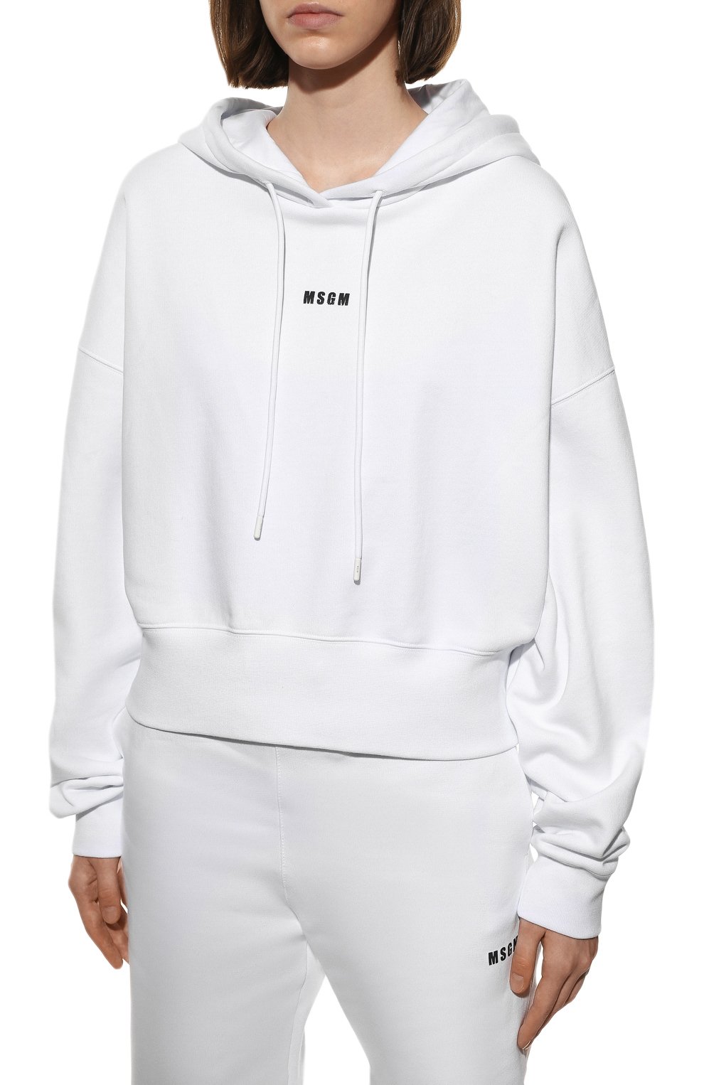 Хлопковое худи MSGM, арт. 2000MDM509 200001, фото 3