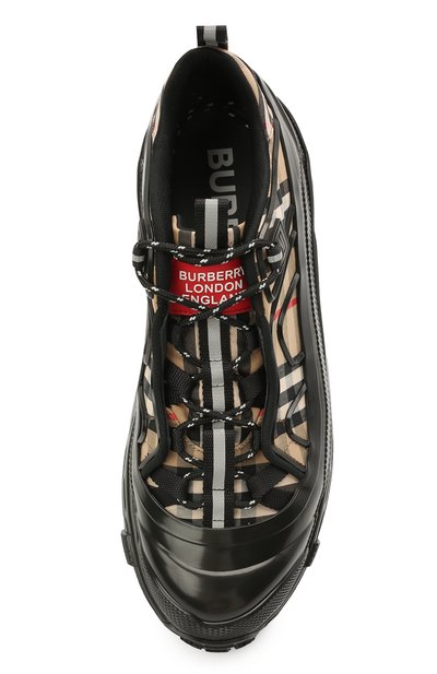Текстильные кроссовки BURBERRY, арт. 8039047, фото 5