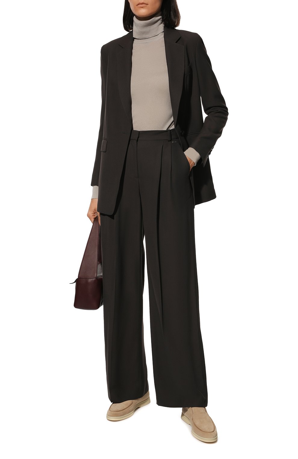 Кашемировая водолазка LORO PIANA серого цвета по цене 134500 руб., арт. FAC4672, фото 2 Кашемировая водолазка LORO PIANA, арт. FAC4672, фото 2