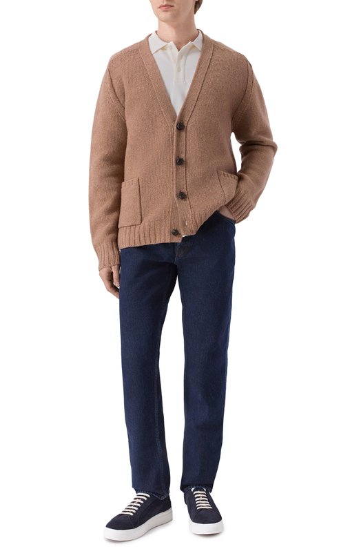 Шерстяной кардиган Bottega Veneta 835396/V5LS0 Бежевый  835396/V5LS0 Фото 2