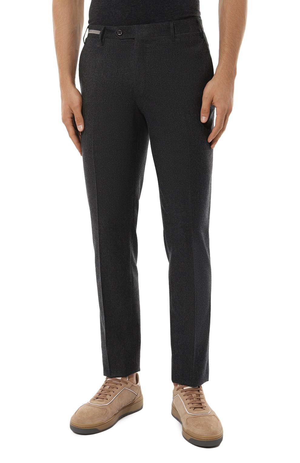 Шерстяные брюки CORNELIANI темно-серого цвета по цене 39700 руб., арт. 925B01-3818111, фото 3 Шерстяные брюки CORNELIANI, арт. 925B01-3818111, фото 3