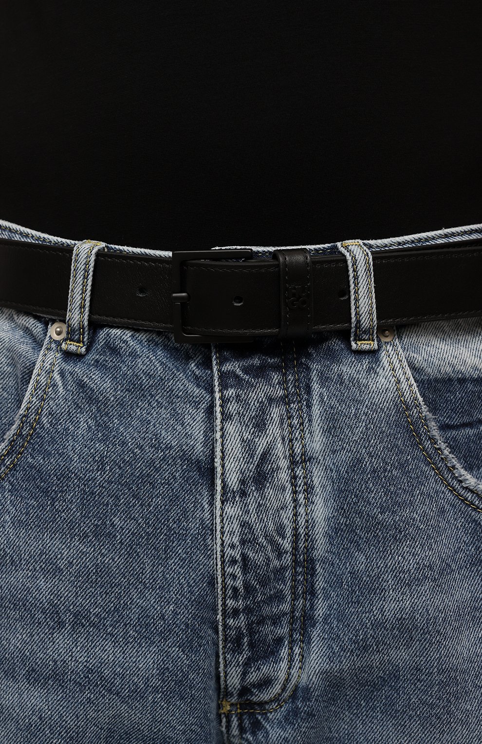 Кожаный ремень HUGO, арт. 50522495, фото 2