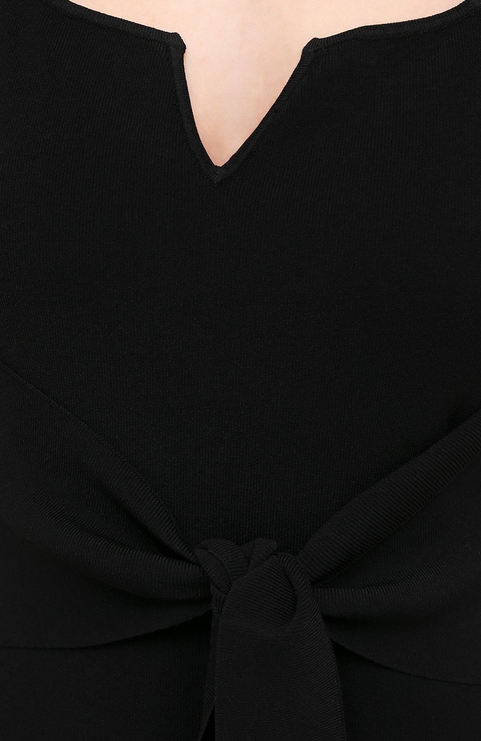 Платье NANUSHKA черного цвета по цене 59900 руб., арт. MEL0N_BLACK_C0MPACT VISC0SE KNIT, фото 5 Платье NANUSHKA, арт. MEL0N_BLACK_C0MPACT VISC0SE KNIT, фото 5