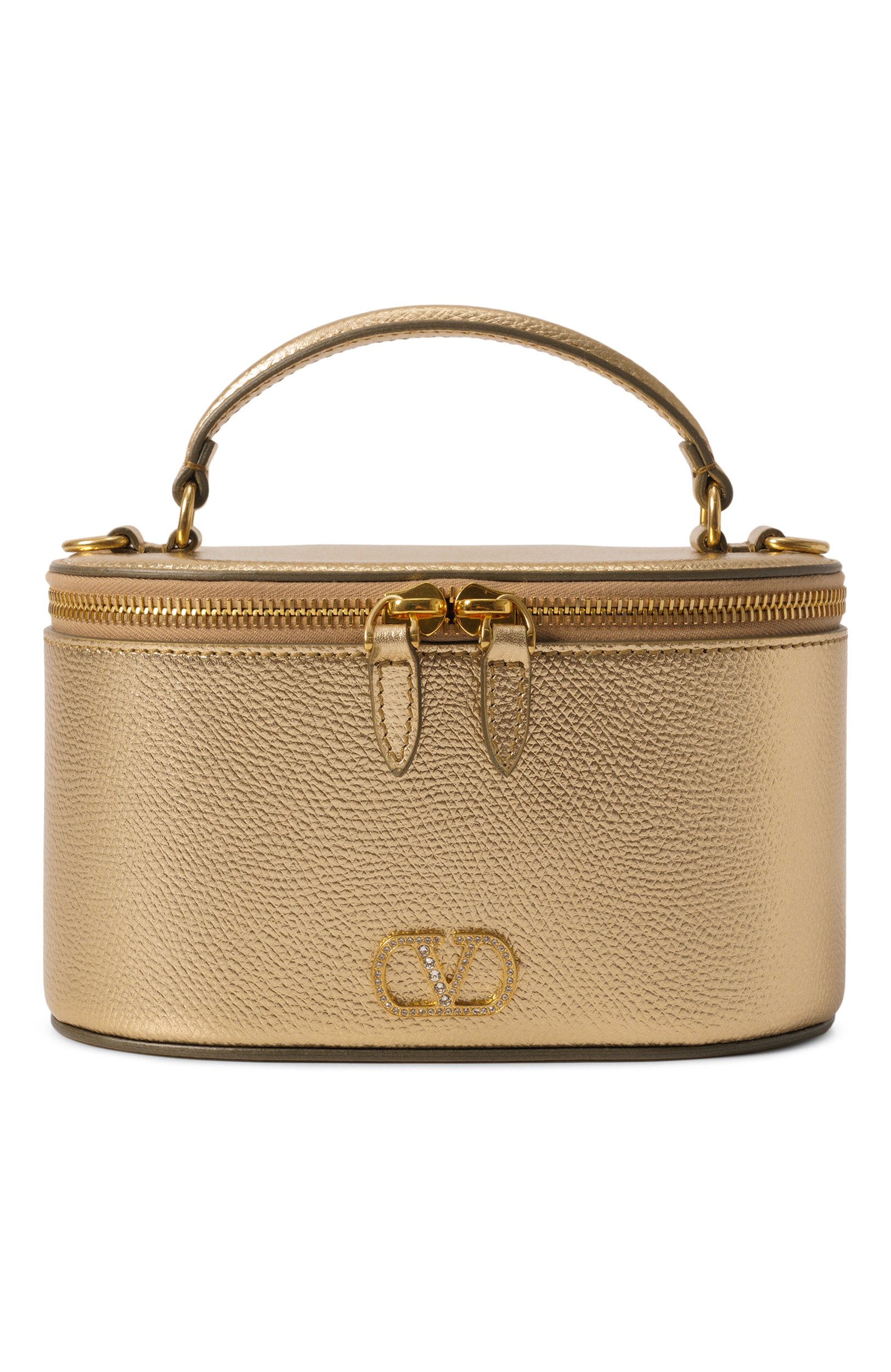 Сумка vlogo signature mini VALENTINO золотого цвета по цене 174000 руб., арт. 9W2P0AX8/CHL, фото 1 Сумка vlogo signature mini VALENTINO, арт. 9W2P0AX8/CHL, фото 1