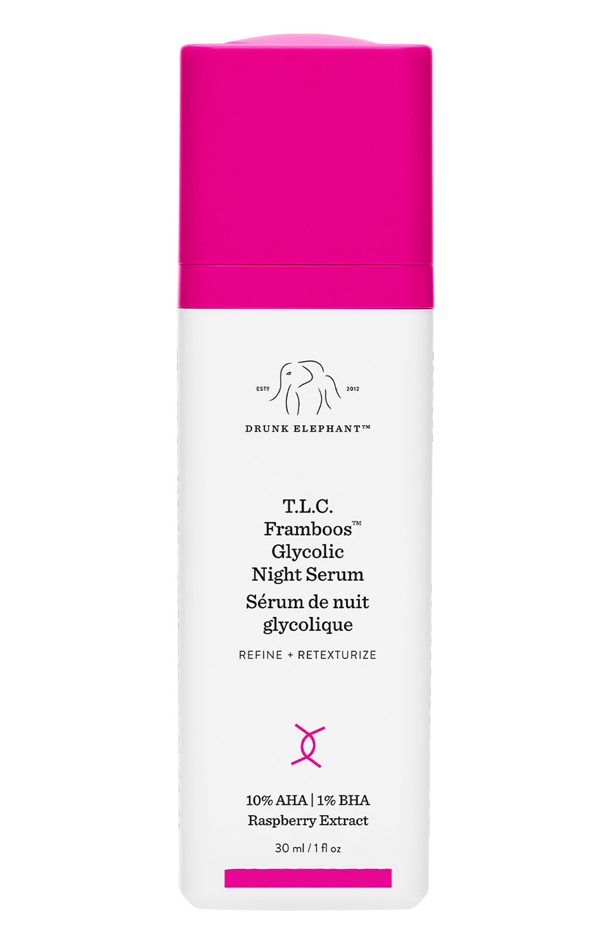Ночная гликолевая сыворотка t.l.c. framboos (30ml) DRUNK ELEPHANT, арт. 42800059DE, фото 1