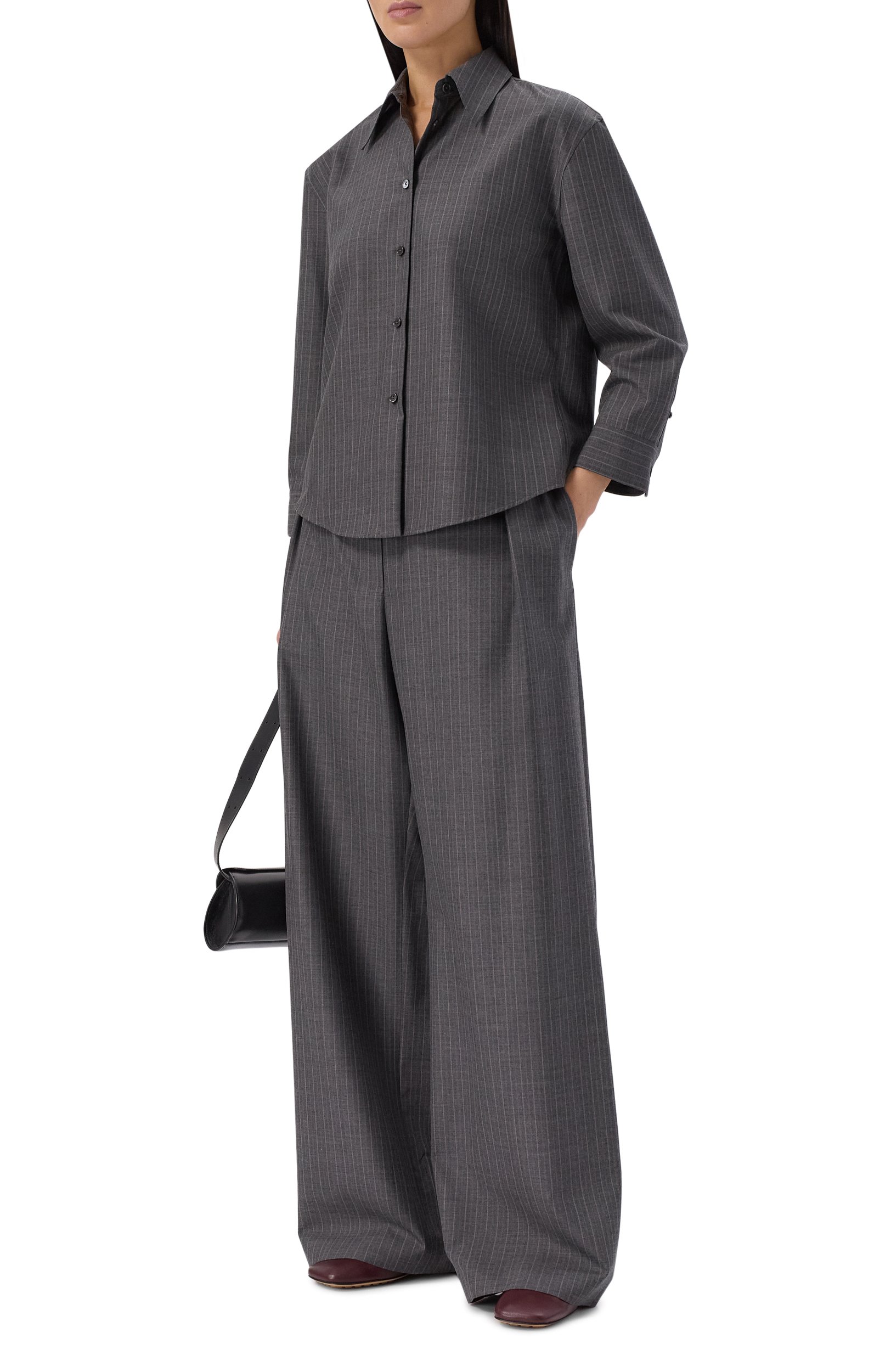 Шерстяные брюки JIL SANDER, арт. J02KA0433/J40336, фото 2