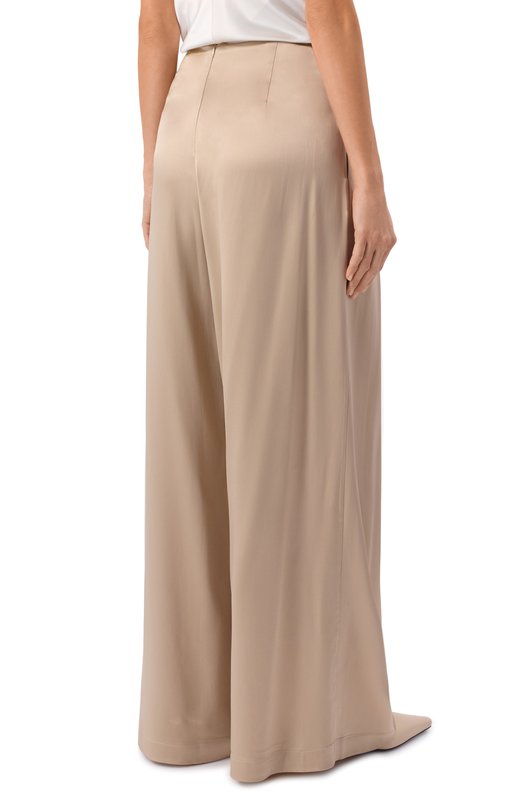 Атласные брюки Daname 326SS3807A Бежевый  326SS3807A Фото 4