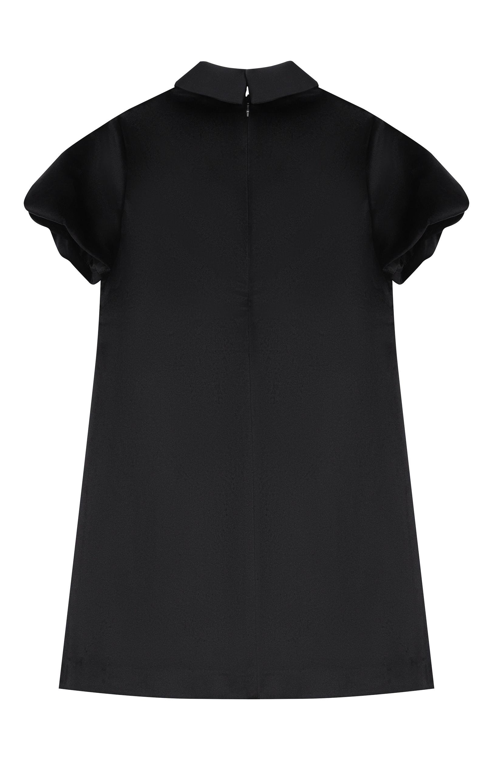 Платье ELISABETTA FRANCHI LA MIA BAMBINA черно-белого цвета по цене 38500 руб., арт. EFAB7000/VE018, фото 2 Платье ELISABETTA FRANCHI LA MIA BAMBINA, арт. EFAB7000/VE018, фото 2