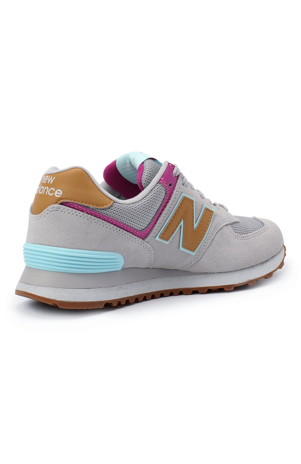 Комбинированные кроссовки 574 NEW BALANCE, арт. WT574ATA/B, фото 4