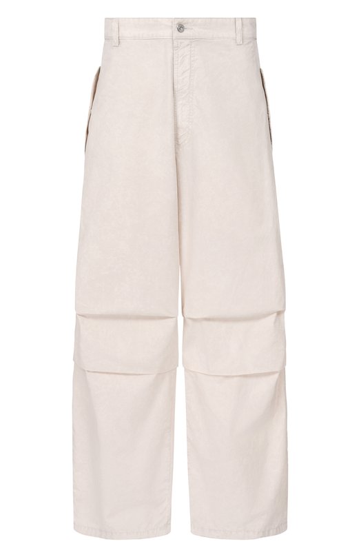 Хлопковые брюки MSGM 4040MP233T/267085 Бежевый 4040MP233T/267085