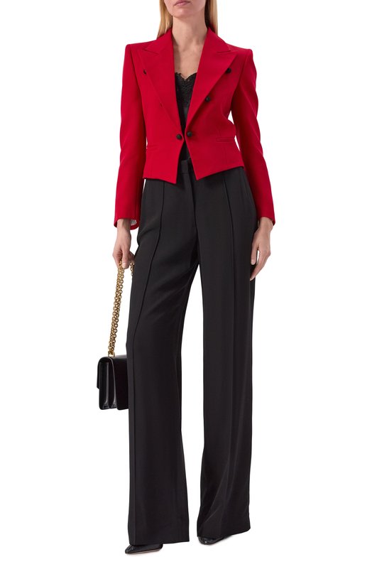 Шерстяной жакет Valentino 8B3CE585/97W Красный  8B3CE585/97W Фото 2