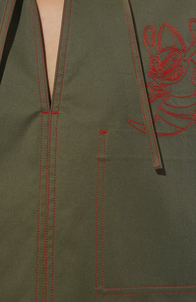 Хлопковая рубашка OFF-WHITE, арт. 0MGG005F24FAB001, фото 5