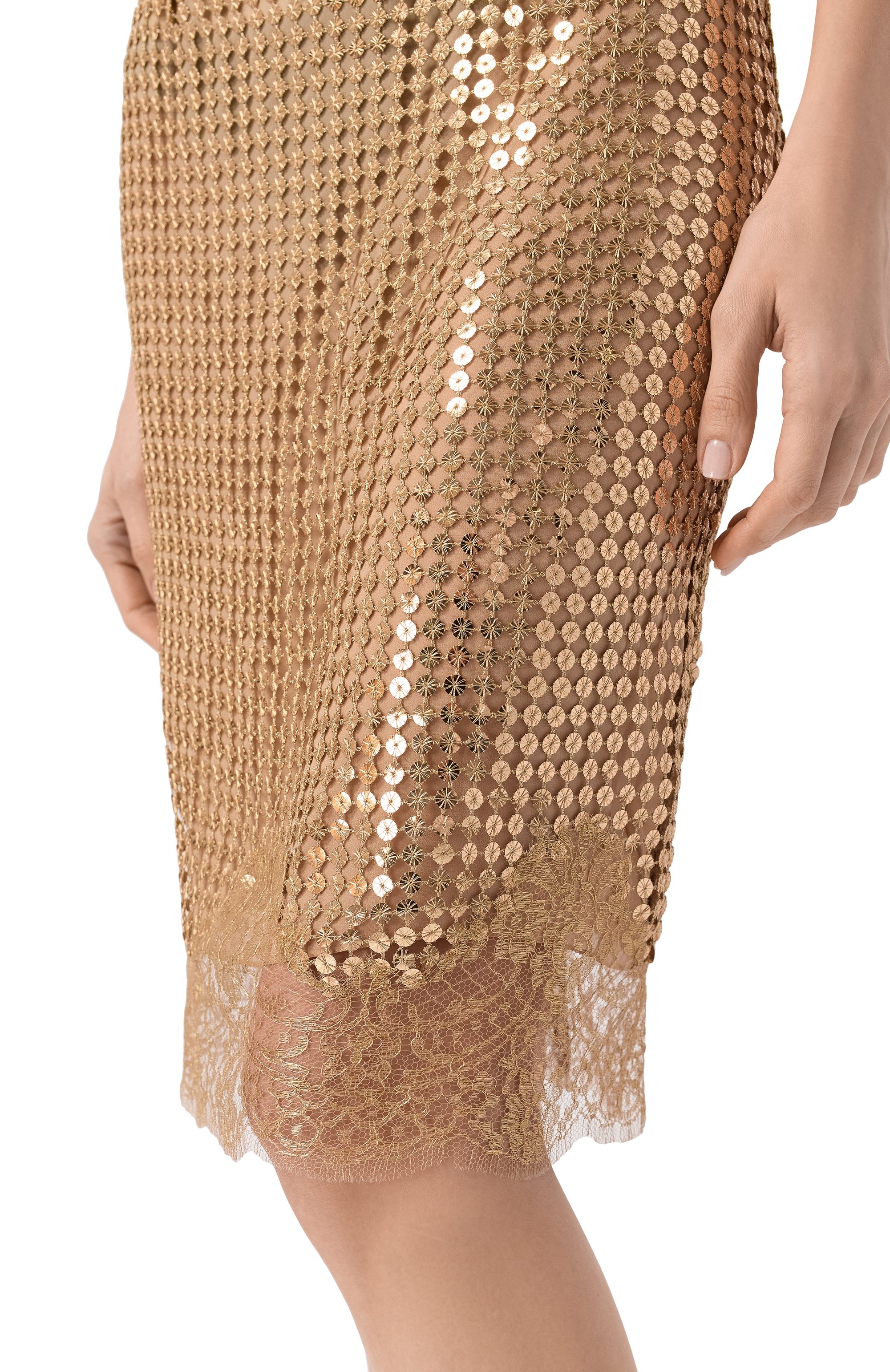 Юбка с отделкой пайетками ELIE SAAB, арт. SK324/PA013, фото 5