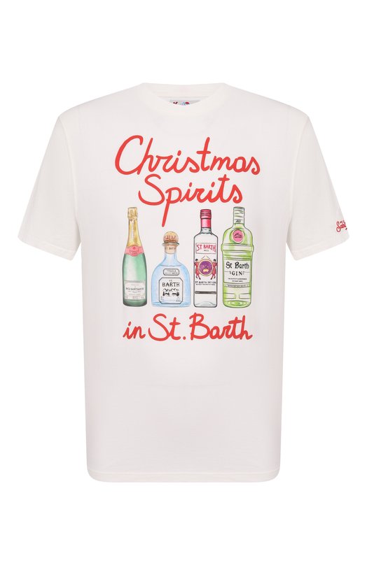 Хлопковая футболка MC2 Saint Barth ARN0004-02863I/ARN0TT WARM Белый ARN0004-02863I/ARN0TT WARM