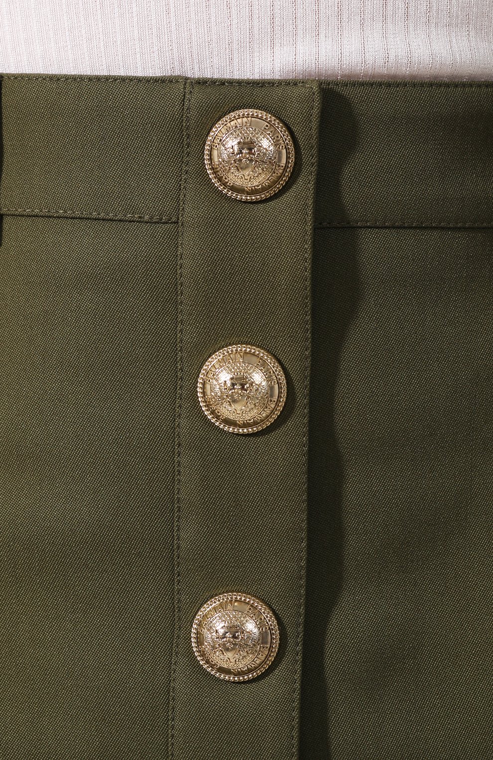 Шерстяная юбка BALMAIN, арт. TF14306/167L, фото 5