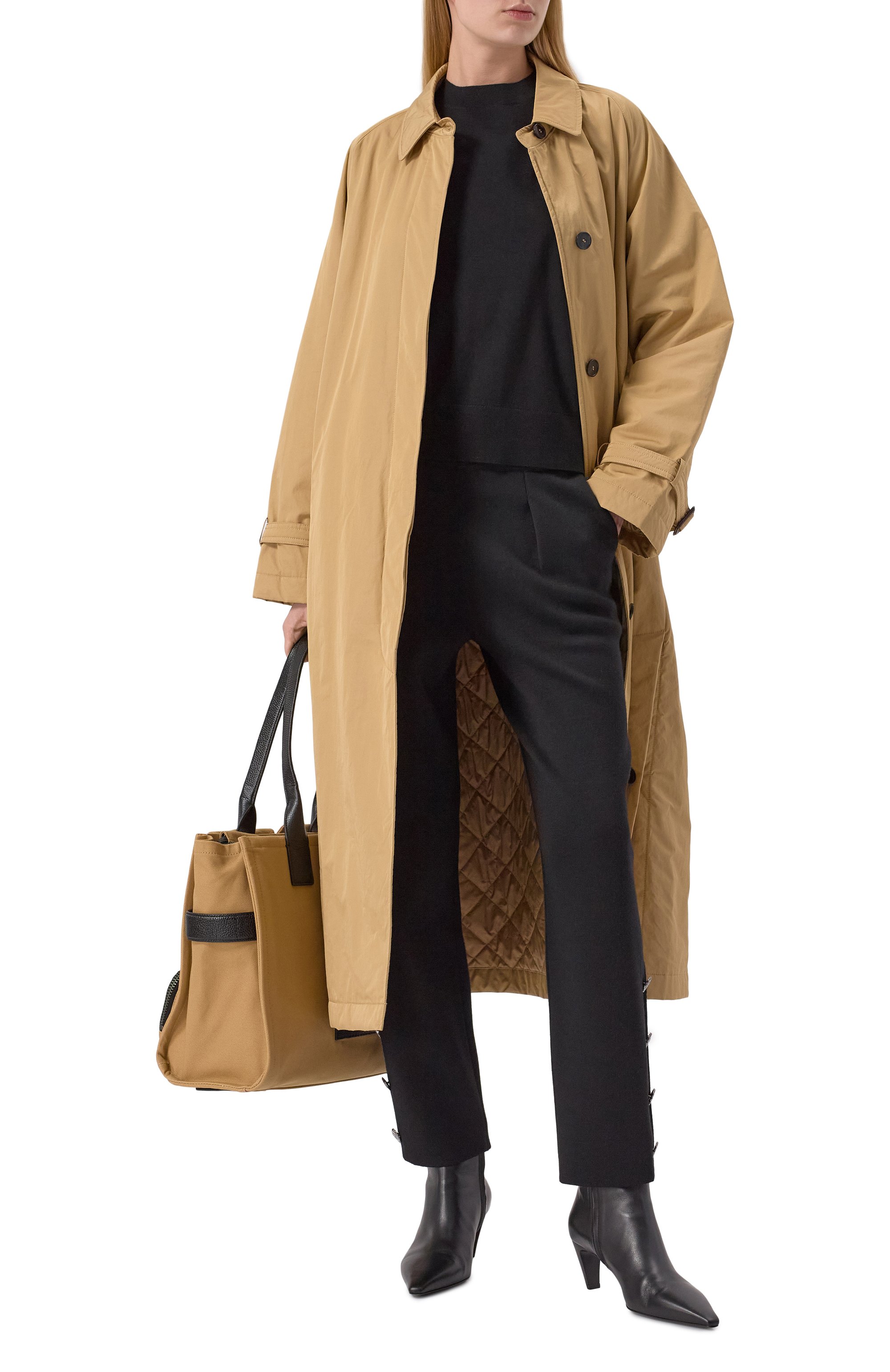 Брюки из шерсти и вискозы AND THE BRAND, арт. W25-P056-1402-900, фото 2