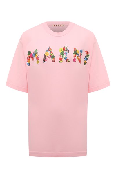 Женская хлопковая футболка MARNI, арт. HUMU0223PU/USCW59