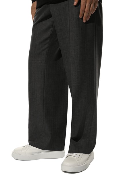 Кожаные кеды PRADA, арт. 4E3583-3G4I-F0964, фото 3