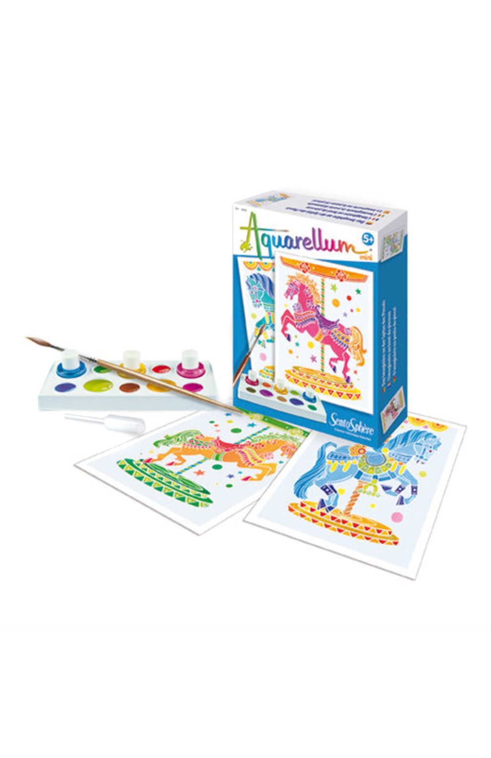 Акварельная раскраска лошади SENTOSPHERE, арт. 6005, фото 1