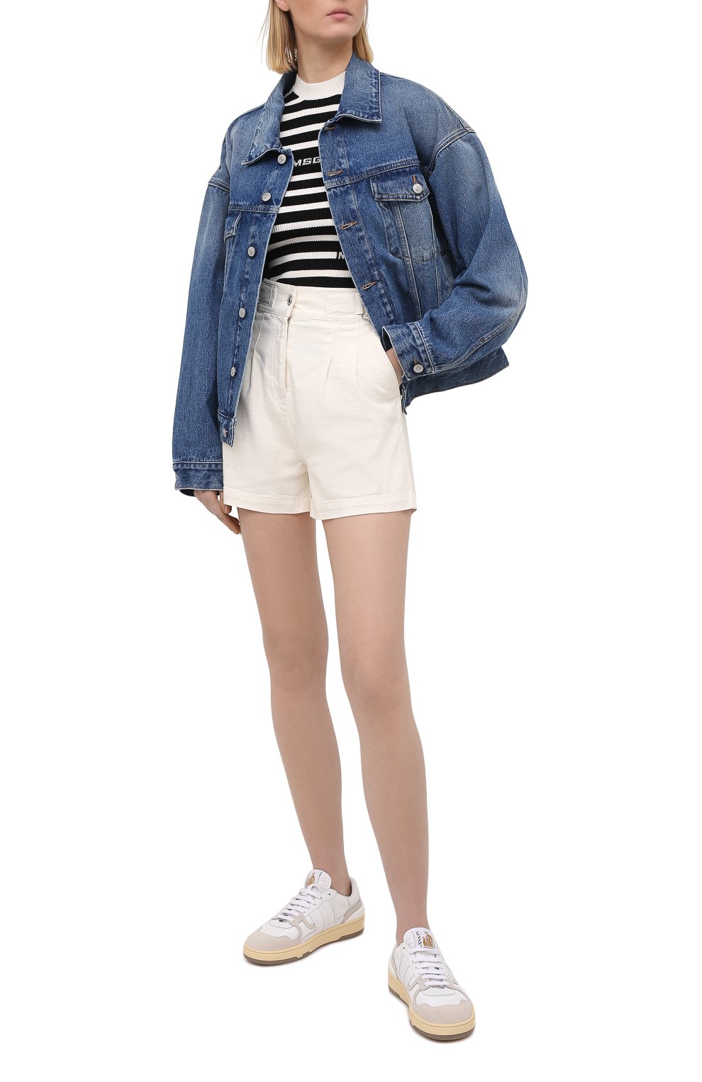 Джинсовые шорты MSGM, арт. 3041MDB42T 217279, фото 2