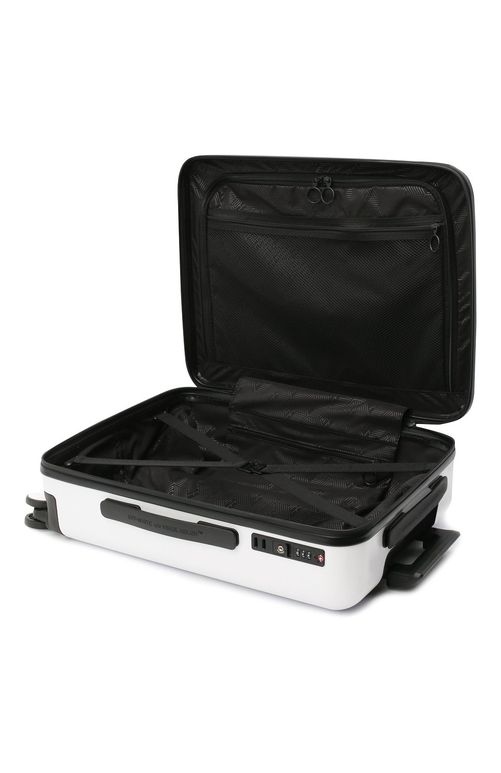 Чемодан arrow trolley OFF-WHITE белого цвета по цене 89950 руб., арт. 0WNG002E20MAT0010100, фото 4 Чемодан arrow trolley OFF-WHITE, арт. 0WNG002E20MAT0010100, фото 4