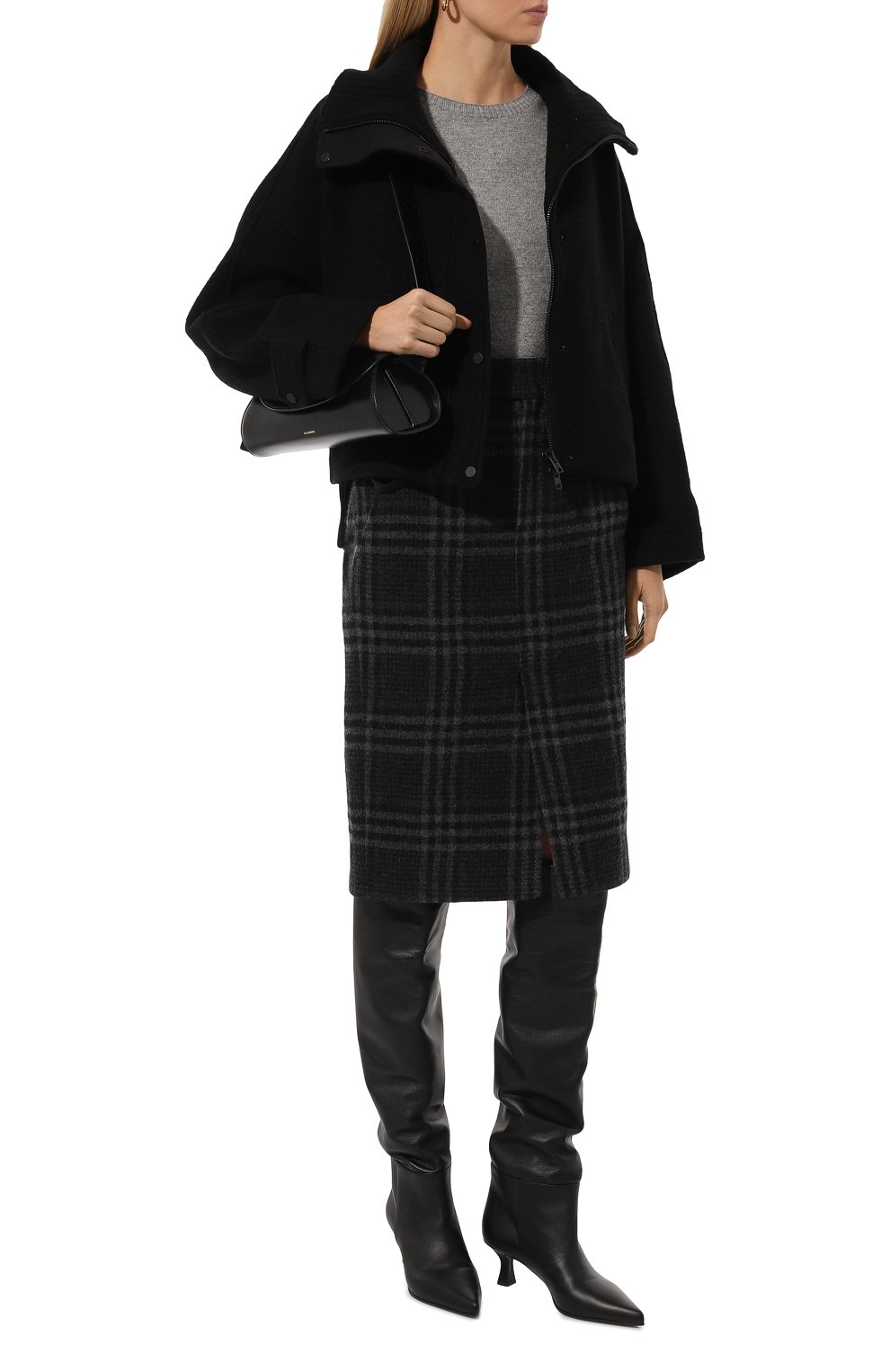 Кожаные ботфорты bea 55 3JUIN, арт. 324W9001.J.1025997, фото 2