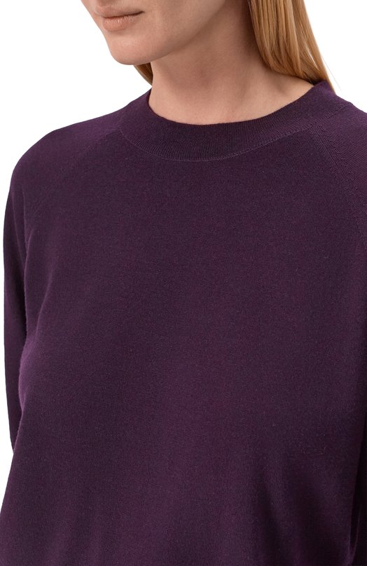 Шерстяной пуловер Dries Van Noten 131200/3700 Фиолетовый  131200/3700 Фото 5