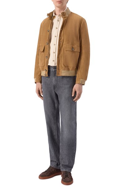 Рубашка из хлопка и льна CANALI, арт. CSL7066/GL03744, фото 2