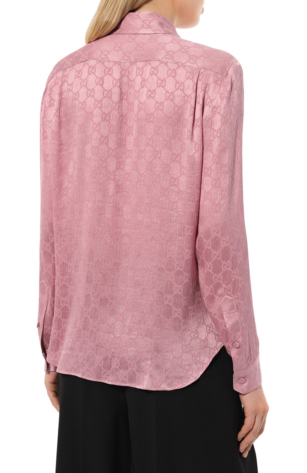 Шелковая рубашка GUCCI, арт. 627773 ZAEJF, фото 4