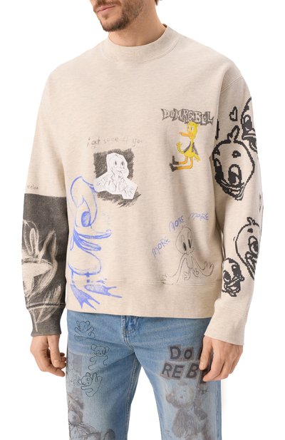 Хлопковый свитшот DOMREBEL, арт. BEAKER/SWEATSHIRT, фото 3