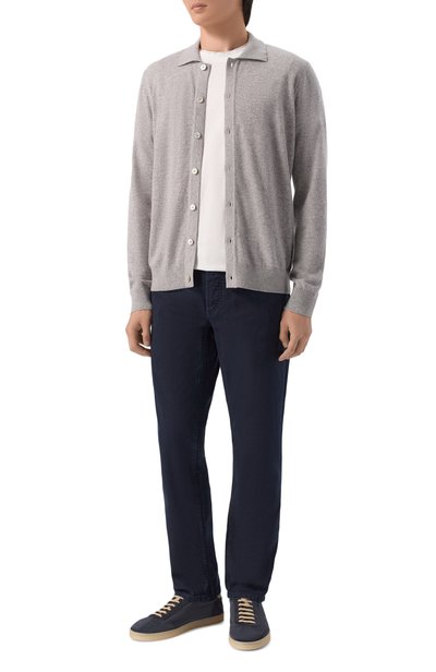 Мужская хлопковая футболка BRUNELLO CUCINELLI, арт. M0B137427