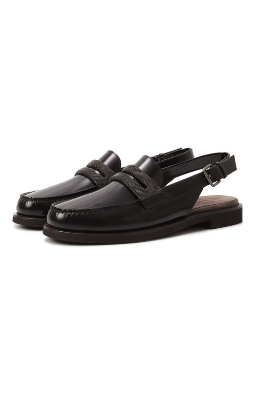 фото Кожаные лоферы brunello cucinelli