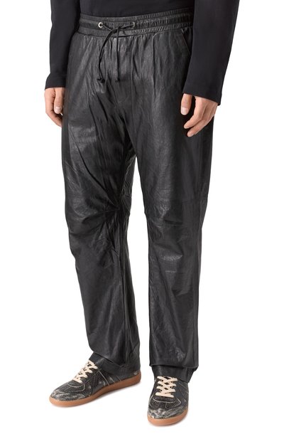 Кожаные брюки GIORGIO BRATO, арт. GU26S24010WRTM, фото 3