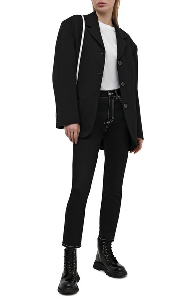 Хлопковая футболка ALEXANDER MCQUEEN, арт. 653731/QLAA6, фото 2