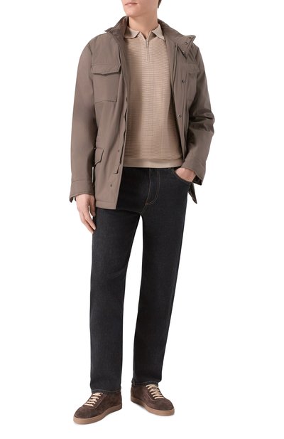 Поло из шелка и х лопка STEFANO RICCI, арт. K818104P31/F26170, фото 2