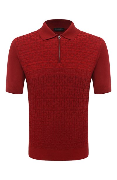 Мужская поло из шелка и хлопка STEFANO RICCI, арт. K818085P31/F24287