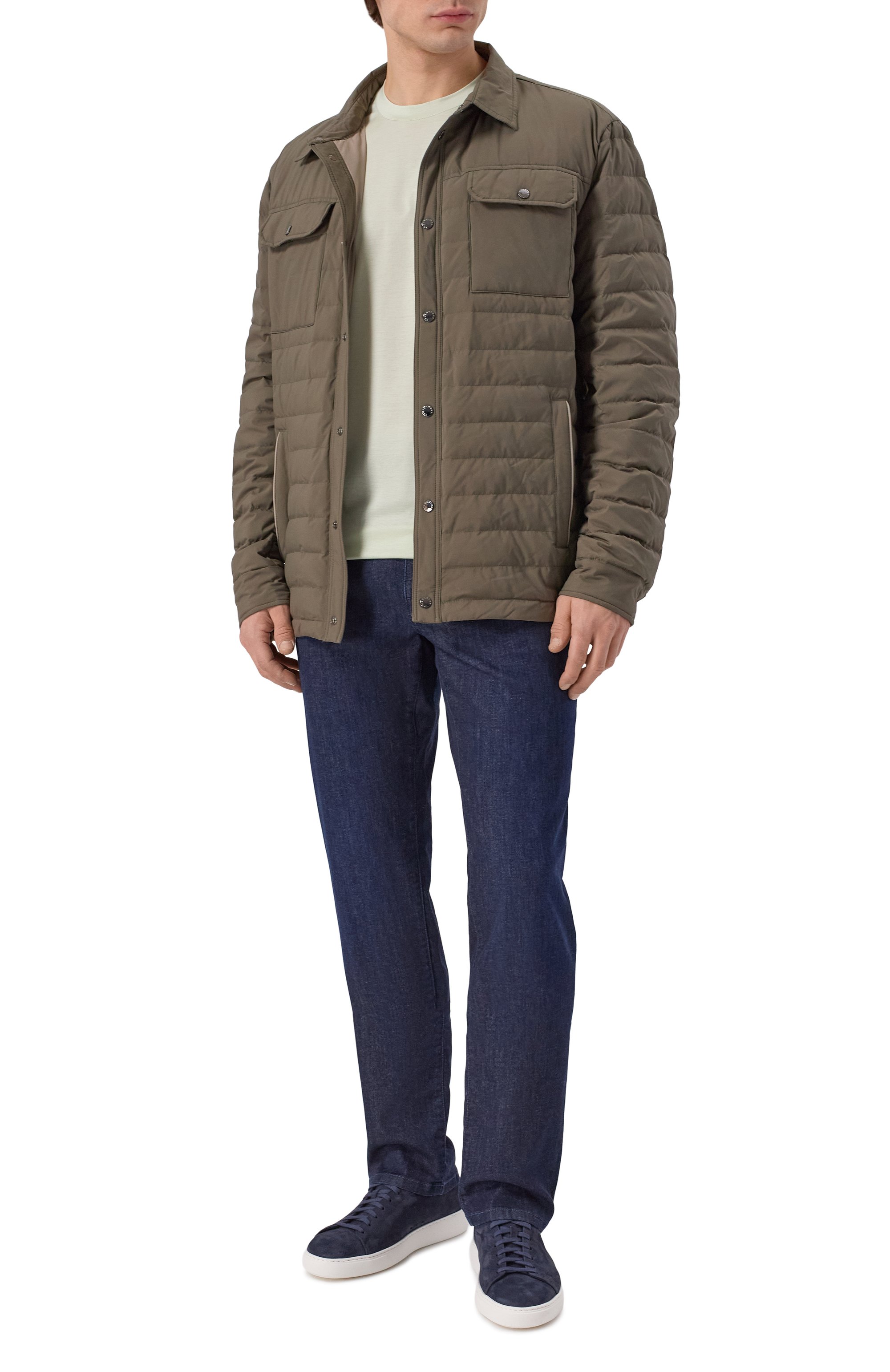 Хлопковая футболка PAUL&SHARK, арт. 99311024, фото 2