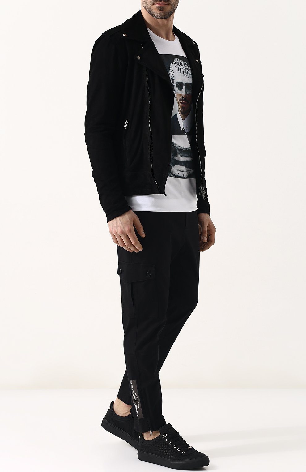 Хлопковые брюки-карго DOLCE & GABBANA, арт. GYA8ET/FUFGD, фото 2