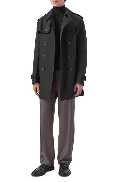 Мужской тренч из хлопка и шелка MVST, арт. M26.2PM.0021/F082