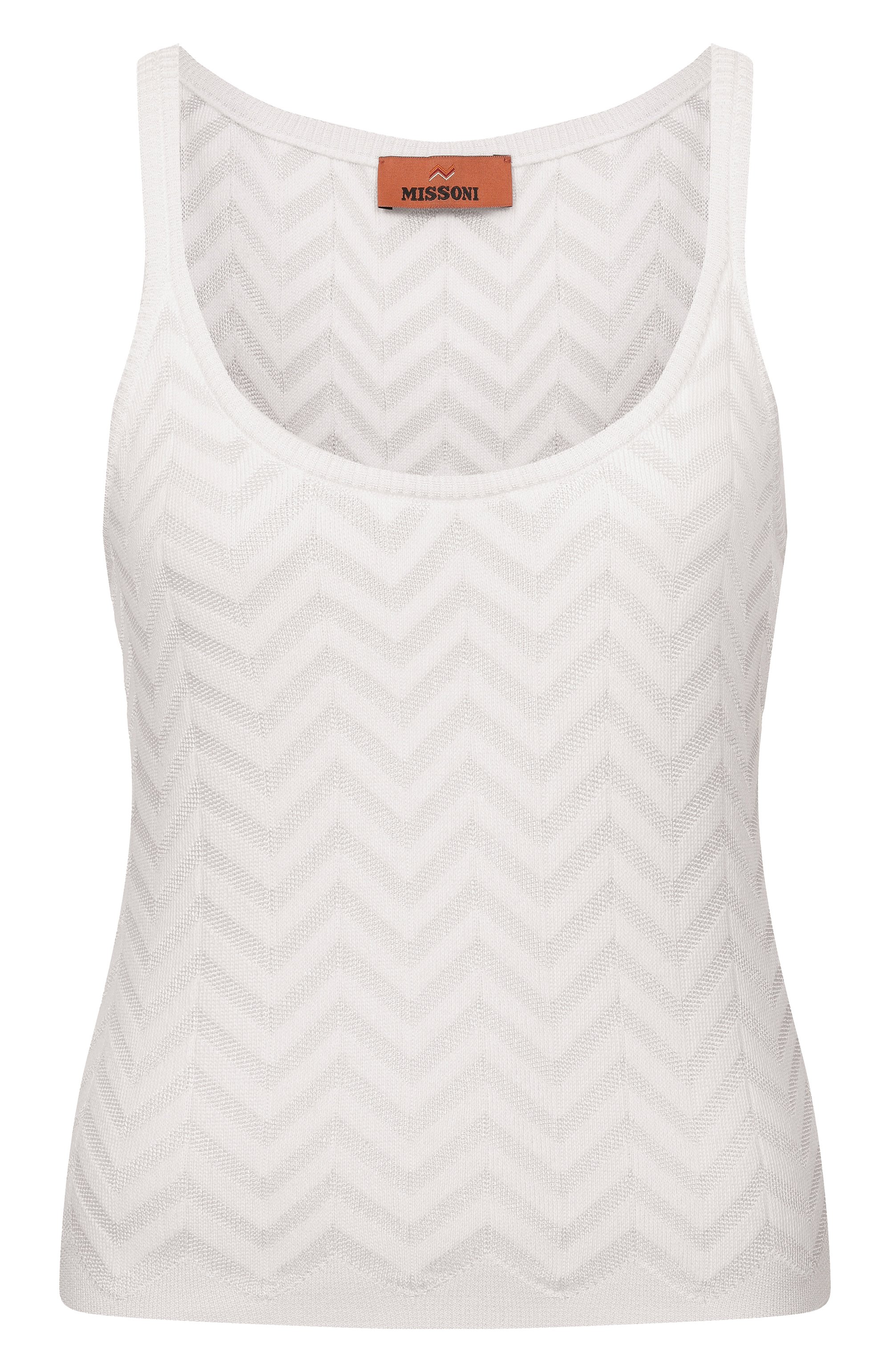 Топ из хлопка и вискозы MISSONI, арт. DC26SK00/BK01H2, фото 1