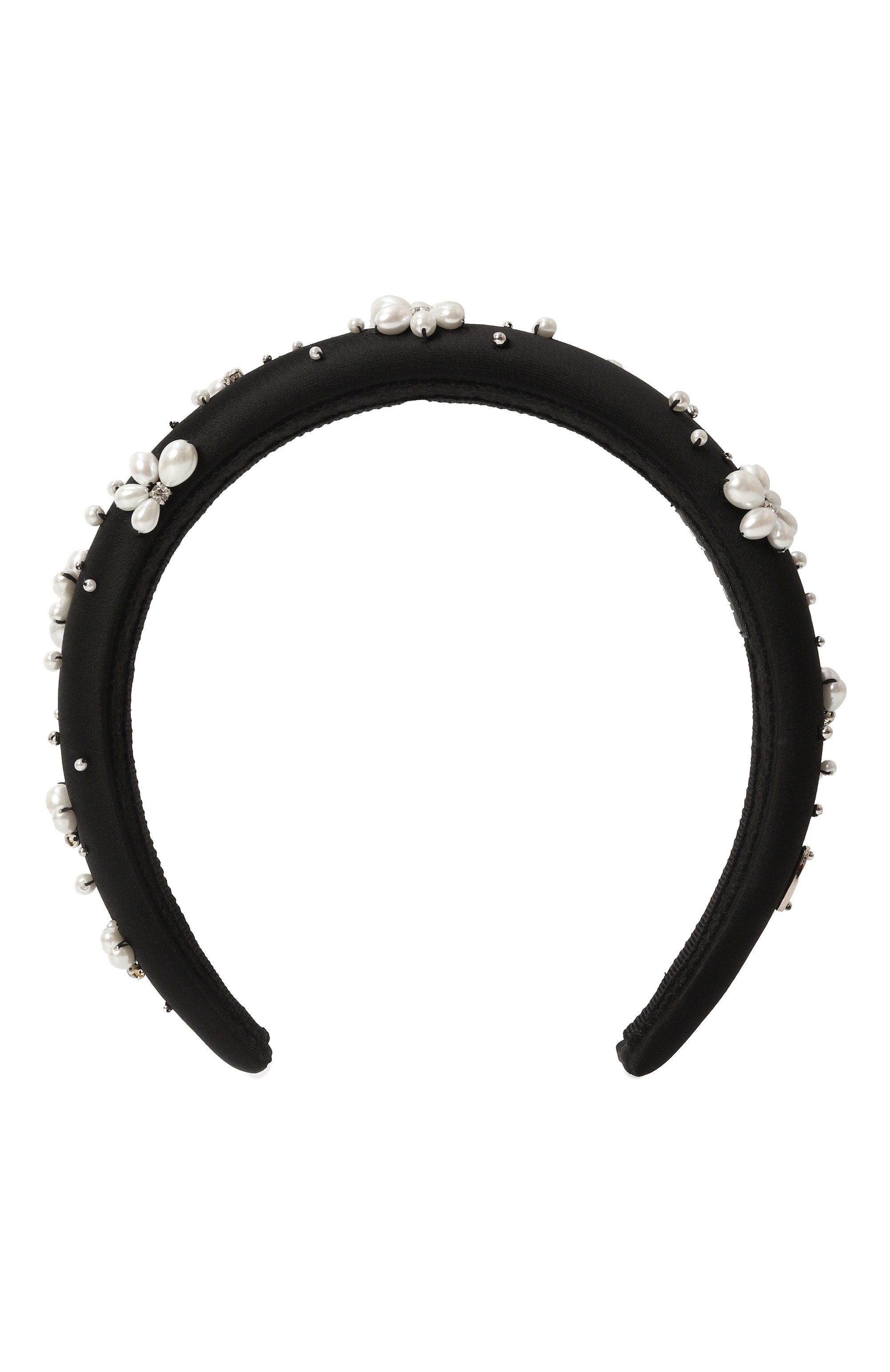 Ободок для волос PANFIL черного цвета по цене 21000 руб., арт. 0-BND-DPF, фото 1 Ободок для волос PANFIL, арт. 0-BND-DPF, фото 1