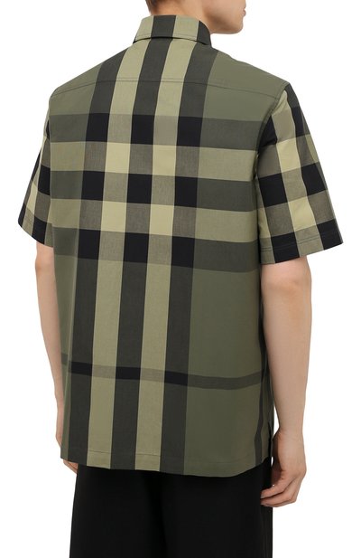 Хлопковая рубашка BURBERRY, арт. 8041541, фото 4