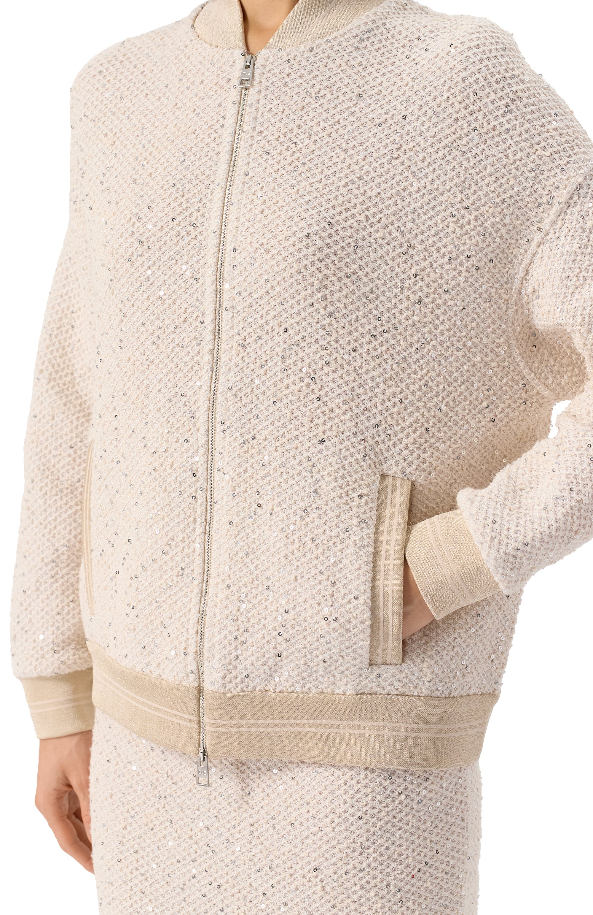 Бомбер из хлопка и вискозы D.EXTERIOR, арт. 60480, фото 5