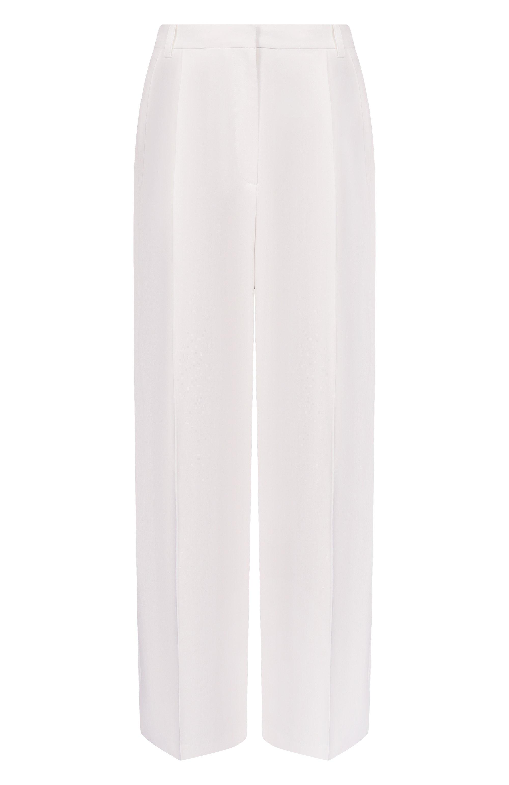 Брюки из вискозы и лиоцелла IRO белого цвета по цене 56150 руб., арт. WP23HELIS, фото 1 Брюки из вискозы и лиоцелла IRO, арт. WP23HELIS, фото 1