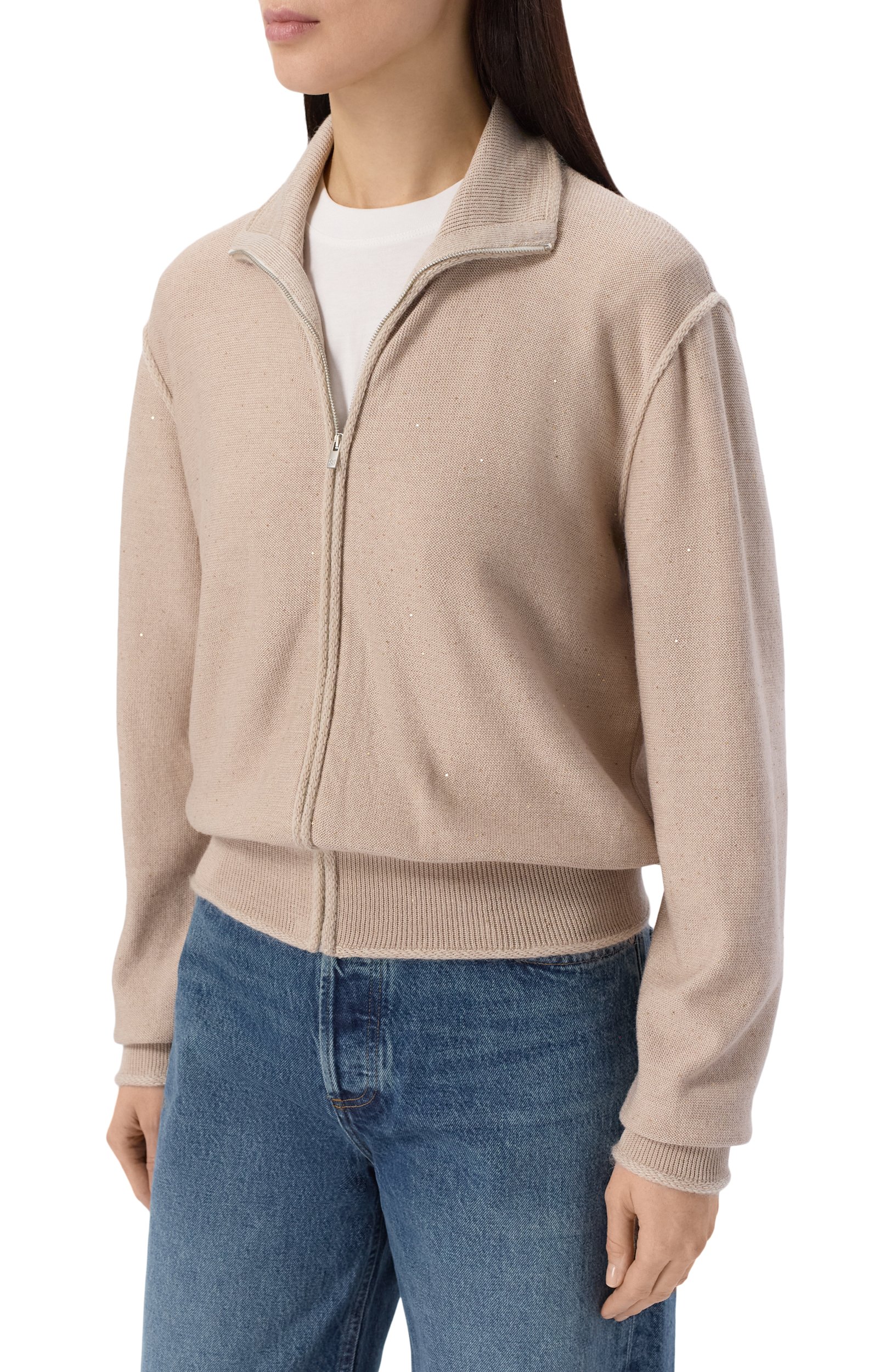 Кардиган из шерсти и кашемира AND THE BRAND, арт. W27-BS021-1202-102, фото 3